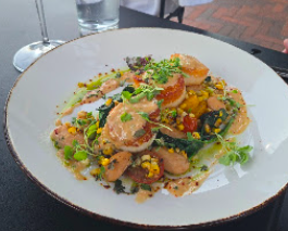 Whitebird signature dishes Grilled Lamb Chops
Creamed Spinach And Fried Oysters
Spanish Octopus